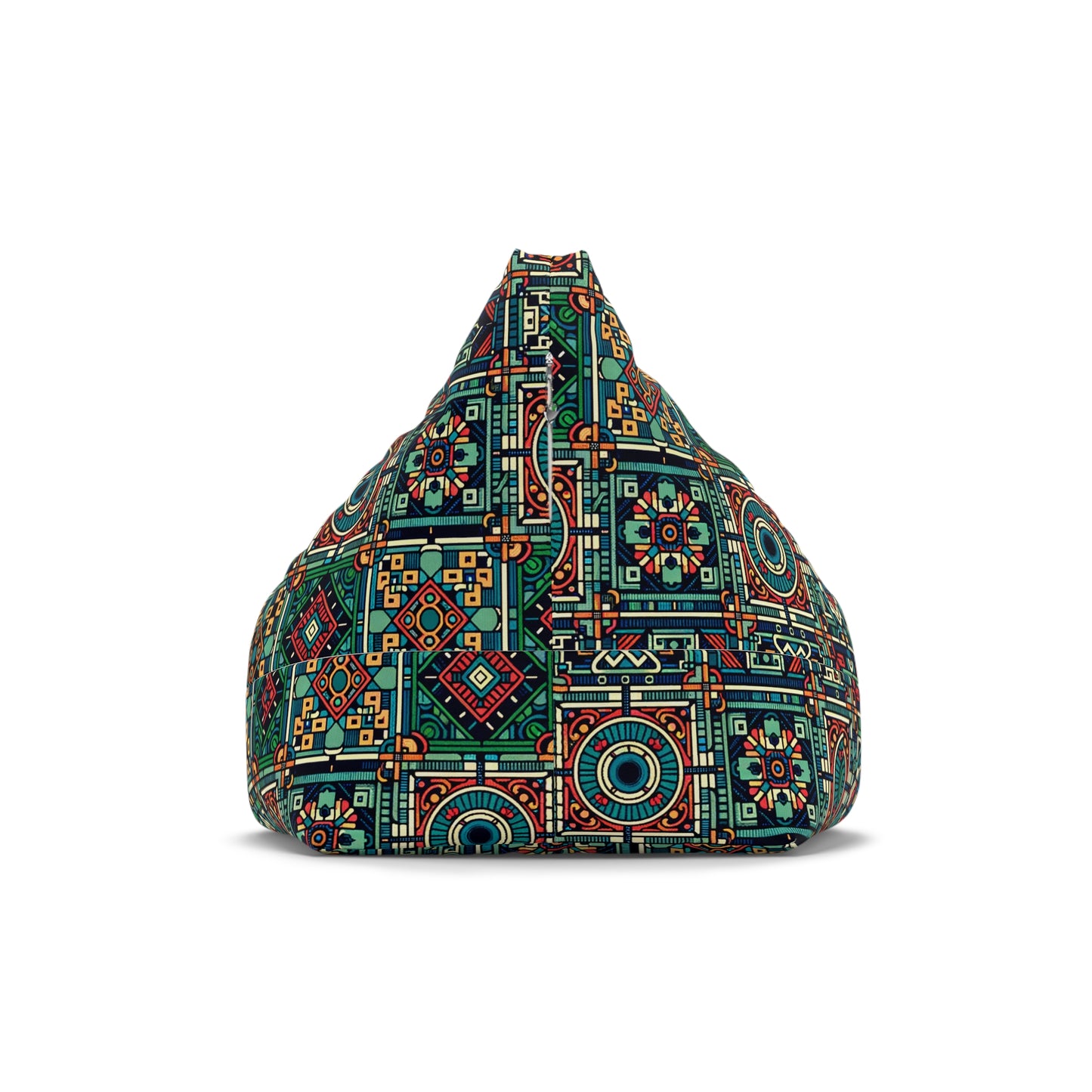 Bean Bag Chair Cover, Retro Latin hippie Decor Boho, Aesthetic Home Gift, Living Room Furniture, Bohemian Lounge, Hippie Room Decor, Retro
