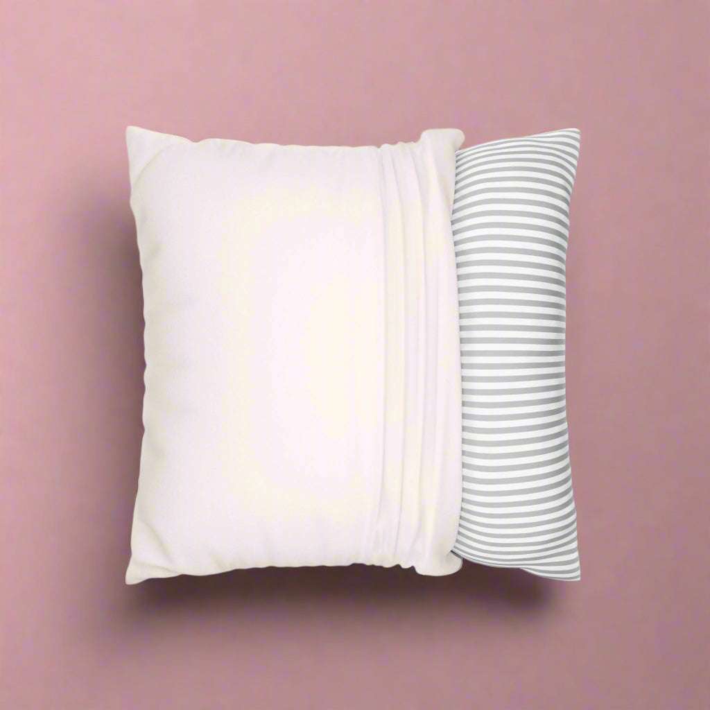 Custom Family Name Gift personalized faux suede cushion cover with concealed zipper and double-sided print for holiday decor