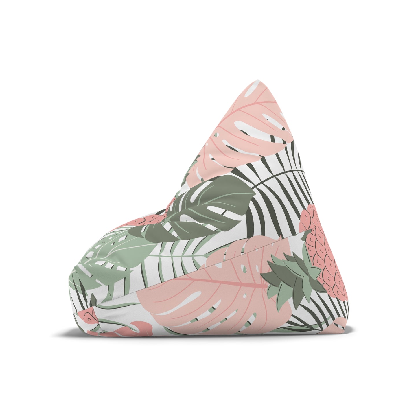 Bean Bag Chair Cover, Retro Pineapple Cute Beans Bag Cover, Cute Summer Spring Decor, Home Decor, Furniture Slipcover, Tropical Theme,