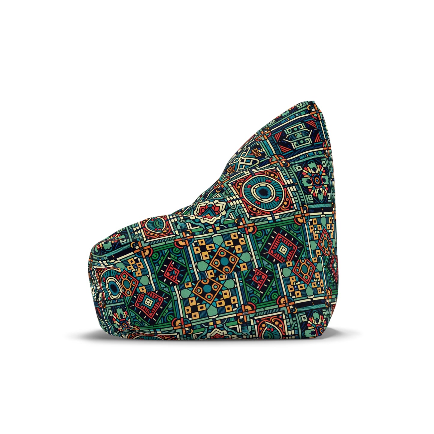 Bean Bag Chair Cover, Retro Latin hippie Decor Boho, Aesthetic Home Gift, Living Room Furniture, Bohemian Lounge, Hippie Room Decor, Retro