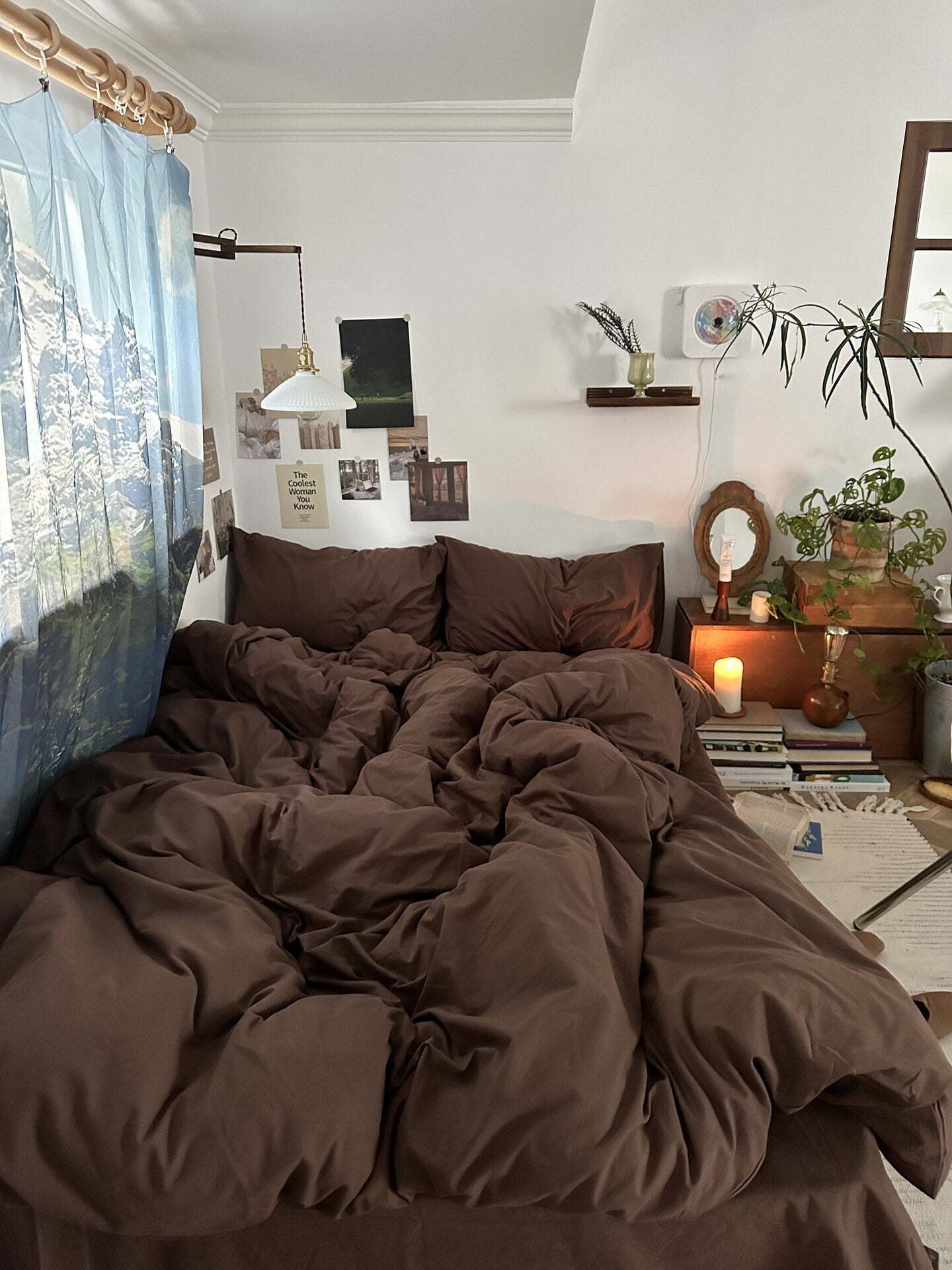 100% Cotton All-Season Earth Colors Duvet Cover Set | Luxurious Bedding