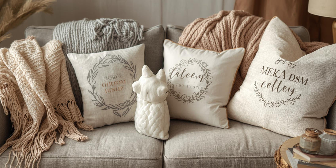 10 Creative Personalized Home Decor Ideas | Custom Blankets & Cushions