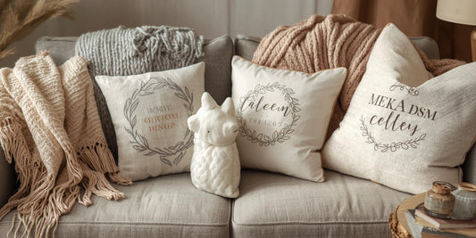 10 Creative Personalized Home Decor Ideas | Custom Blankets & Cushions