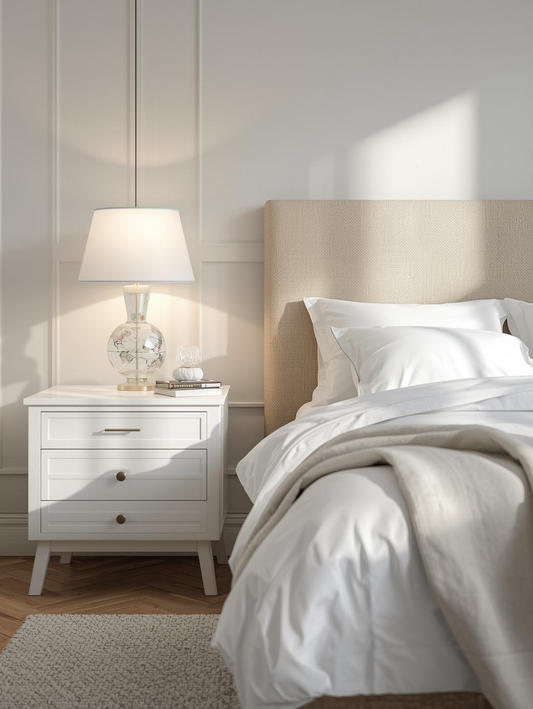 The Soft Winter Look: Why White Bedding Is the Secret to a Calm Holiday Home