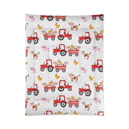 Kids Comforter Twin XL Twin, Boys R in a soft neutral kids bedroom — soft natural lighting, warm layered styling by HomeStyle