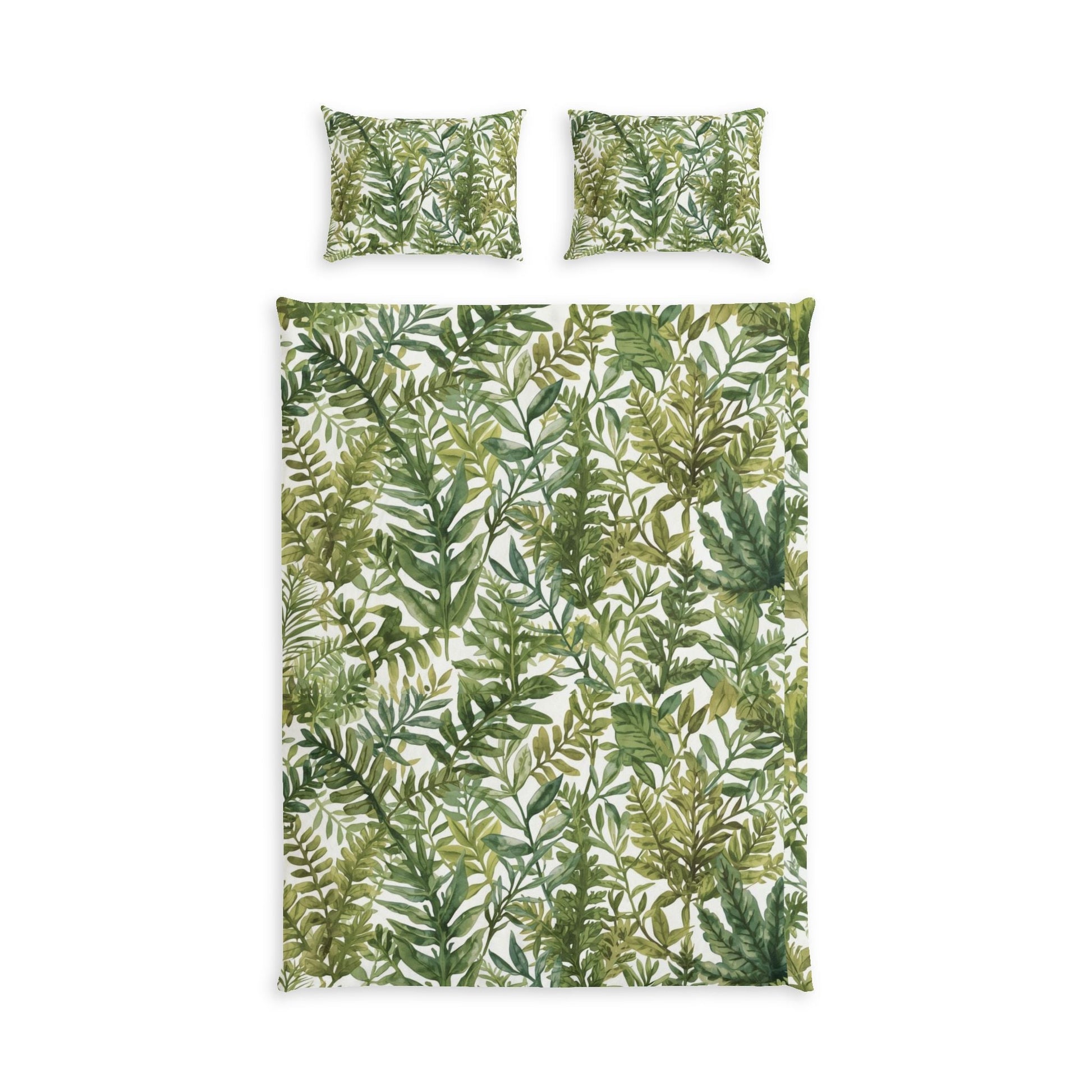 Botanical Green Grandma Style Cotto in a cozy cottagecore bedroom — soft natural lighting, warm layered styling by HomeStyles