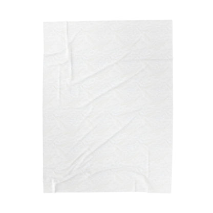 Personalized velveteen plush blanket with heart design, soft polyester fabric, cozy wedding gift and home decor