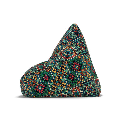 Bean Bag Chair Cover, Retro Latin hippie Decor Boho, Aesthetic Home Gift, Living Room Furniture, Bohemian Lounge, Hippie Room Decor, Retro