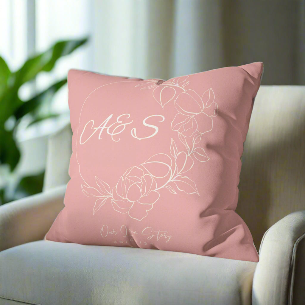 Custom Family Name Gift, Housewarming Present, Personalized Cushion Cover, Decorative Throw Pillow, Holiday Decor Christmas,