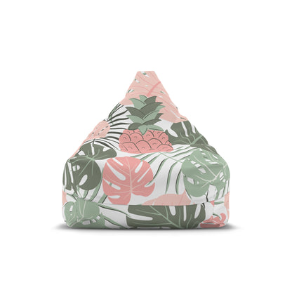 Bean Bag Chair Cover, Retro Pineapple Cute Beans Bag Cover, Cute Summer Spring Decor, Home Decor, Furniture Slipcover, Tropical Theme,