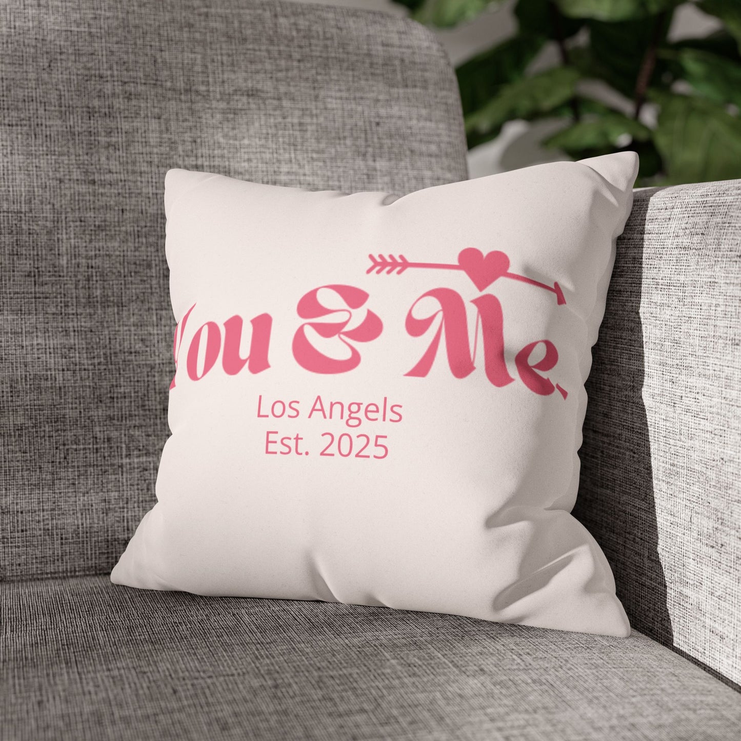 Square Pillowcase, Personalized Date Couple Gift, Special Day Engagement Wedding Anniversary Decor, Faux Suede Cushion Cover, Home Decor