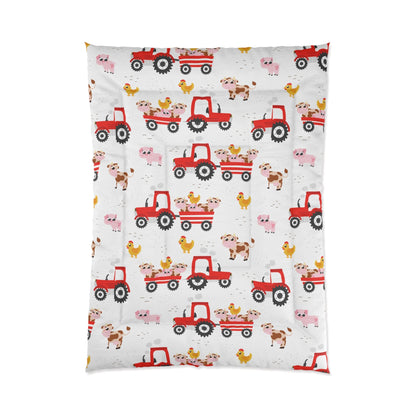 Kids Comforter Twin XL Twin, Boys R in a soft neutral kids bedroom — soft natural lighting, warm layered styling by HomeStyle