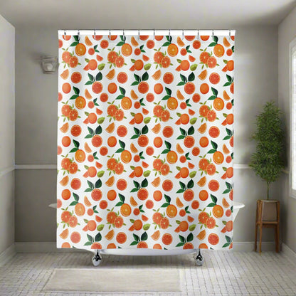 Fruit Theme  Bathroom Shower Curtain - Kawaii Home Decor, Chic Washroom Accessory, Idea for kids