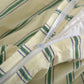 Green Stripe Washed Cotton Bedding Set