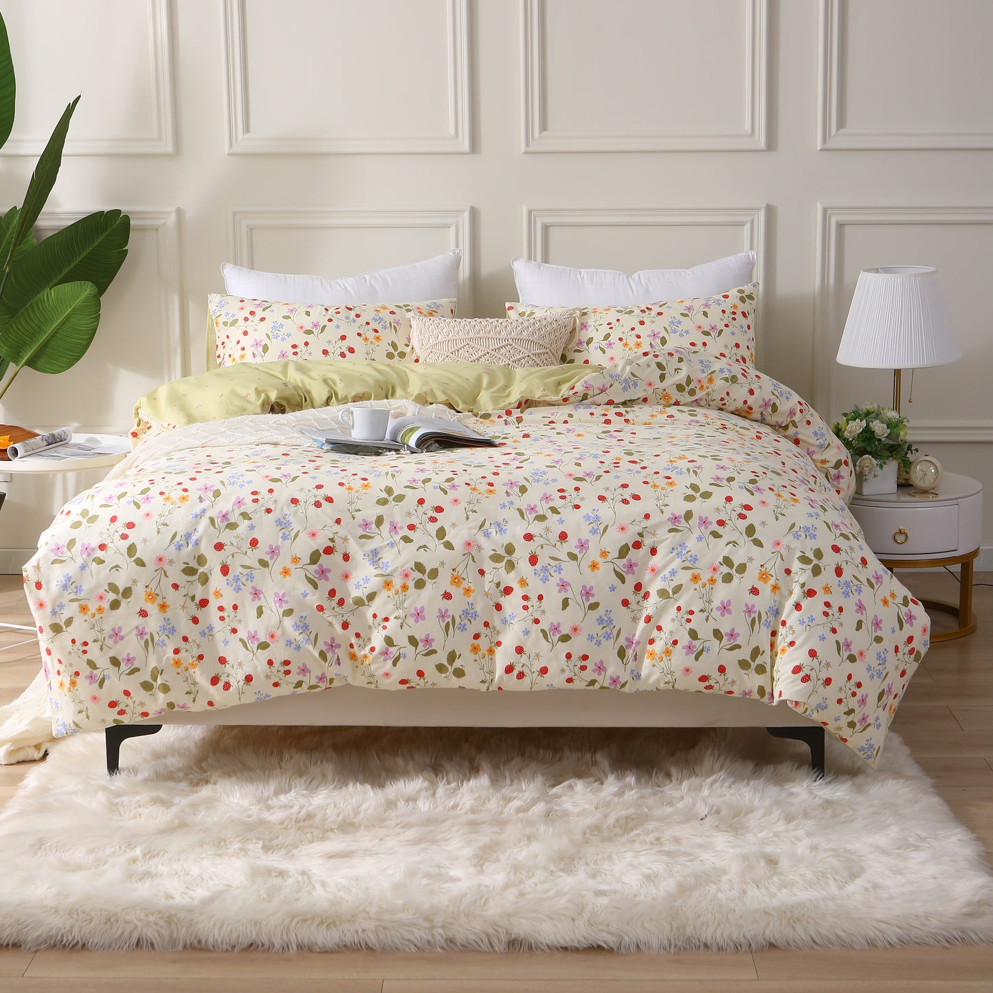 Step into a world of comfort and style with our best-selling Strawberry Duvet Cover Set. This Kawaii-inspired bedding ensemble is a must-have for anyone looking to add a touch of trendy sophistication to their modern home decor