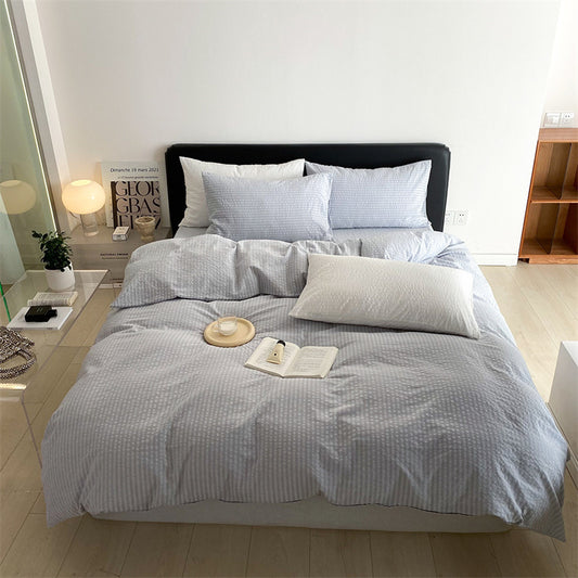 Zen Simplicity Bedding Set - Light blue Color