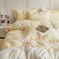 Blissful Bows Yellow Satin Bedding Set - Deluxe Softness