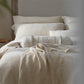 Natural Textured Linen Bedding Set - Serene Earth Tones for Restful Sleep