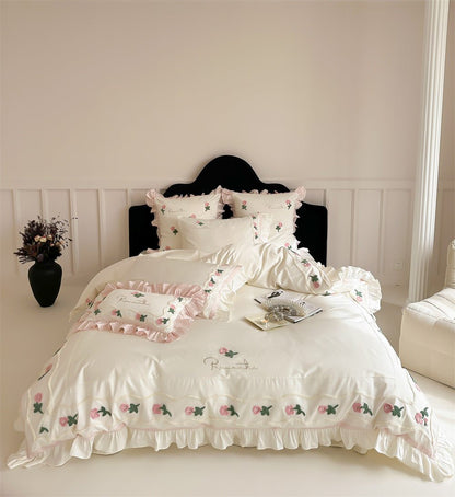 Embroidered Duvet Cover Set | Luxurious Bedding Collection