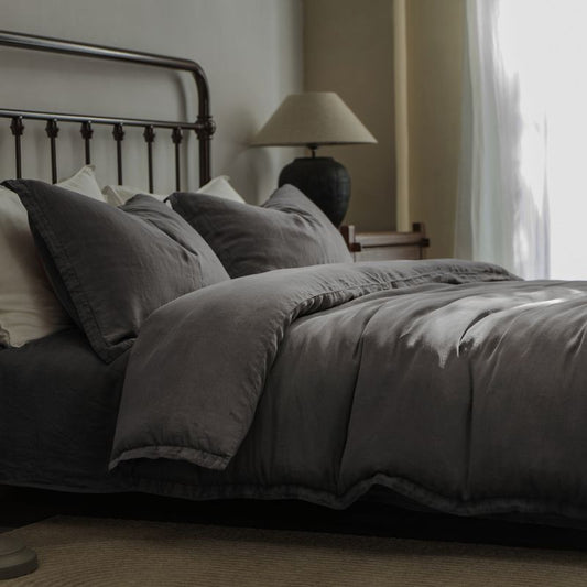 Minimalist Lyocell Duvet Cover & Bedding Set - Sustainable Comfort